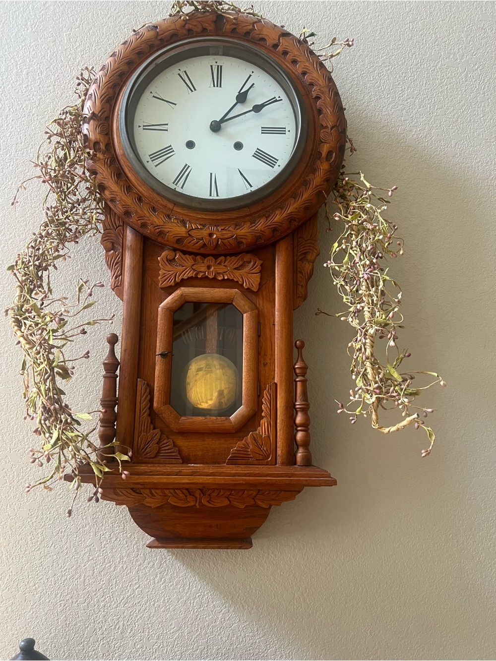Pretty artificial garland approximately 5 feet long